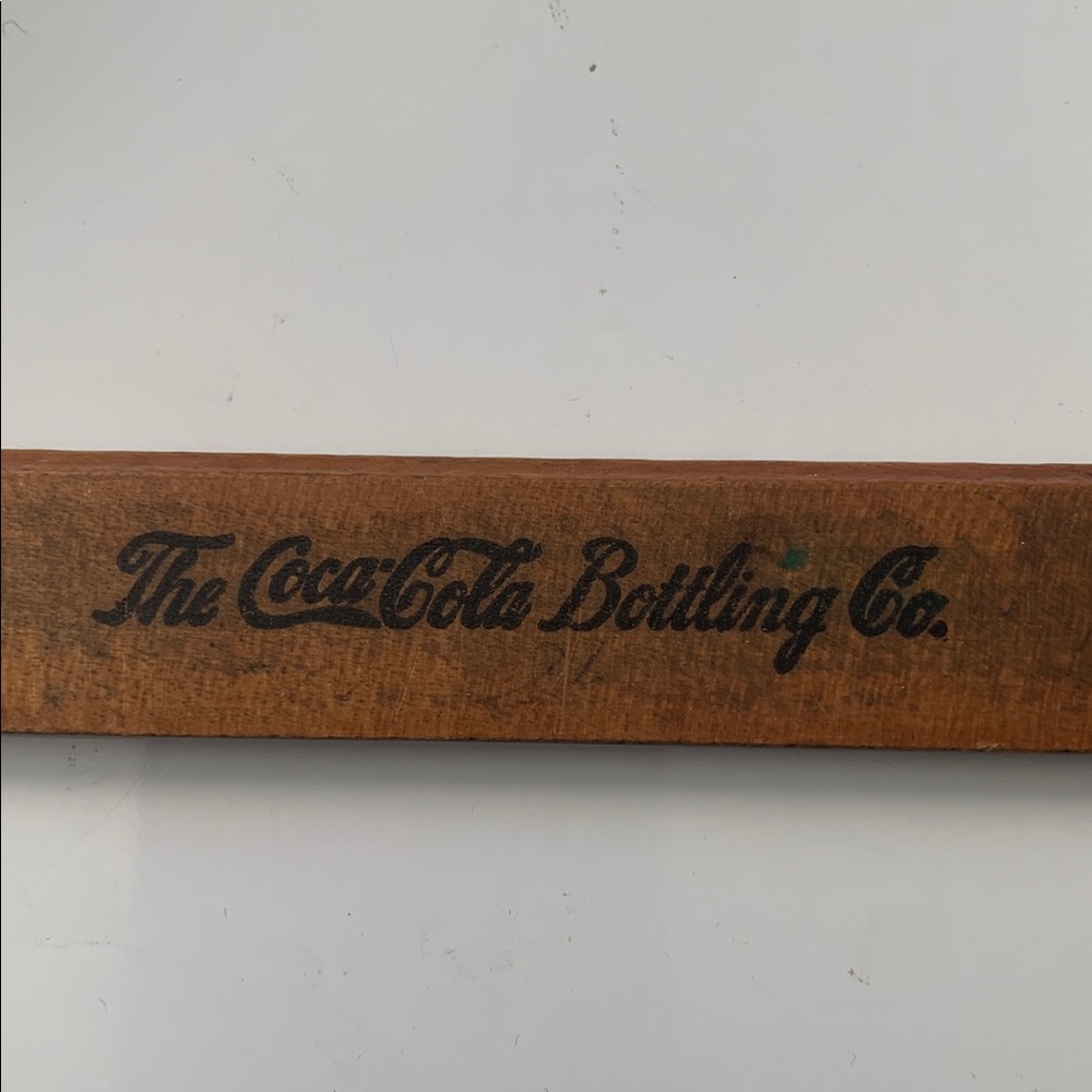 VINTAGE WOOD RULER Coca Cola - Picture 2 of 3
